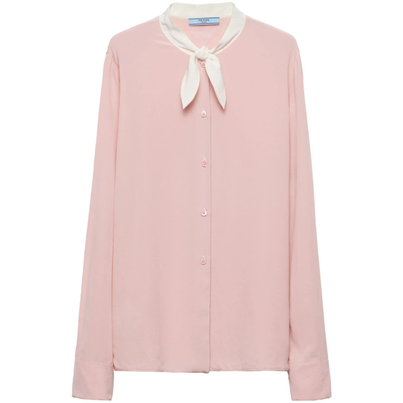 Prada Button-down Silk Shirt