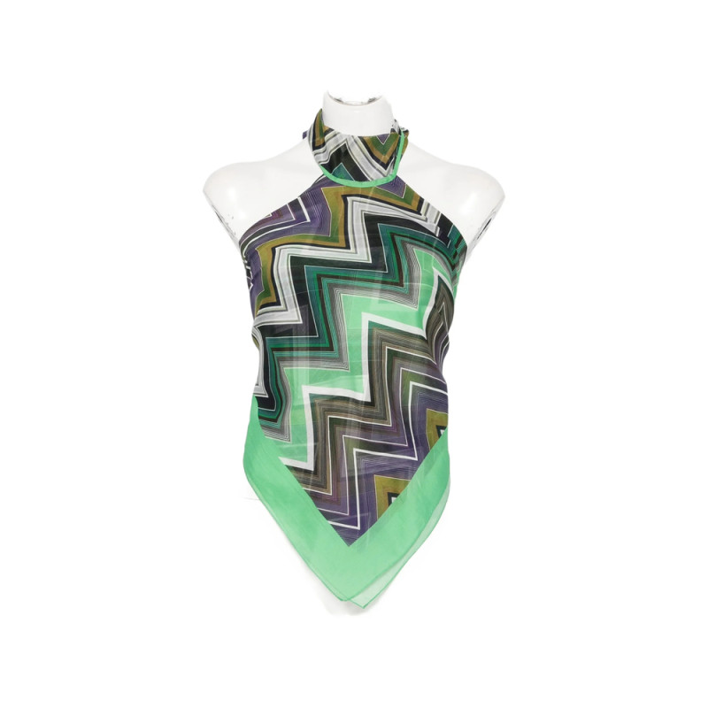 Missoni Zigzag-print Halterneck Top