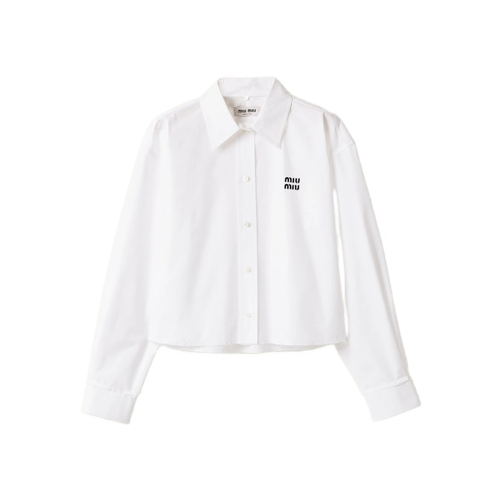 Miu Miu Poplin Cotton Shirt