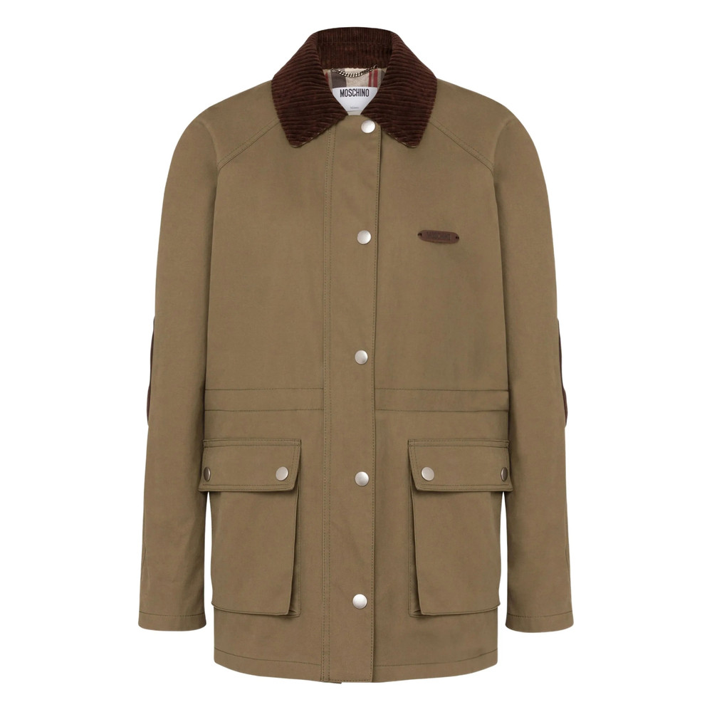 Moschino Corduroy-collar Utility Jacket
