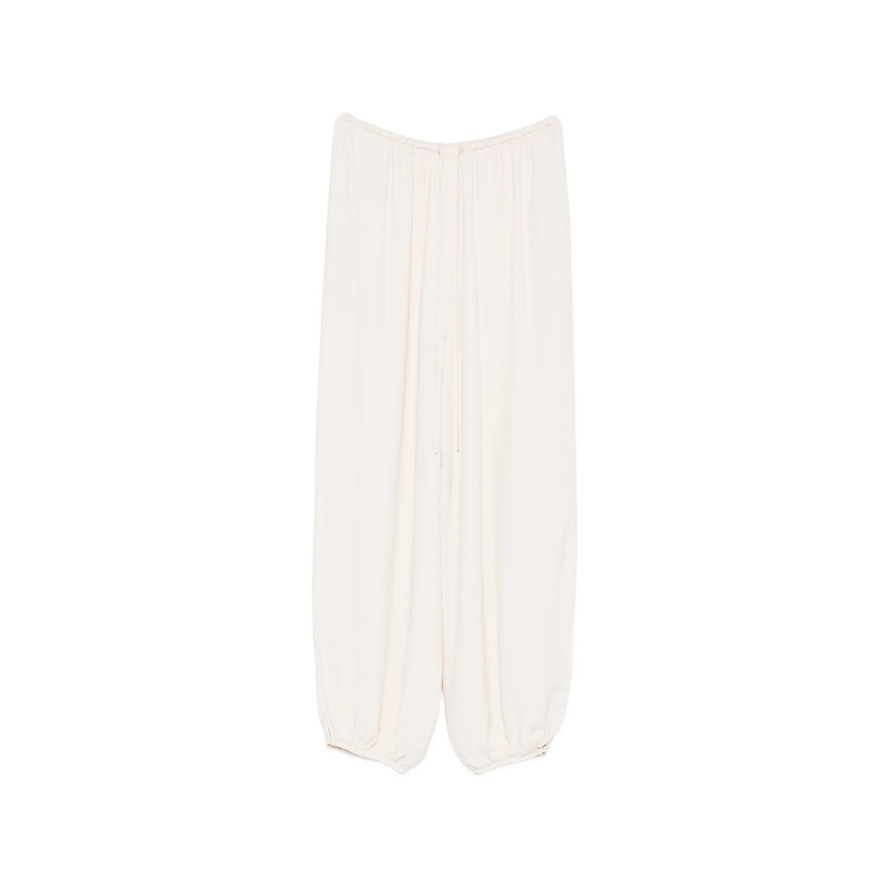 Forte Forte Drawstring-waist Gathered-cuff Trousers