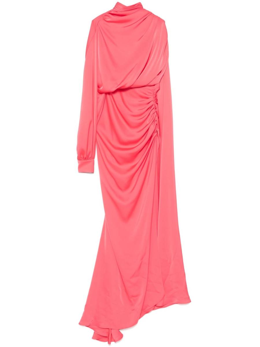 ruched gown
