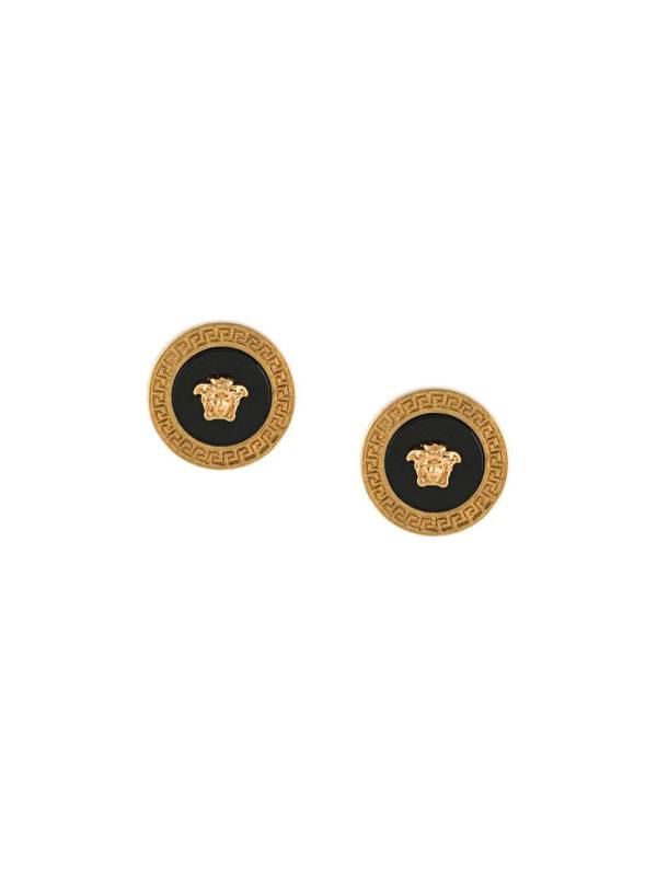 Medusa enamel stud earrings
