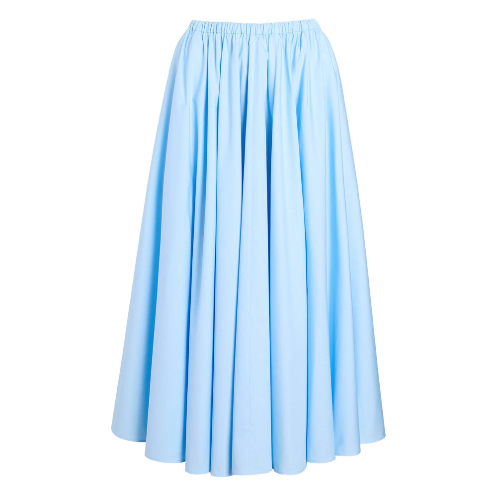 Patou Elasticated-waist Midi Skirt