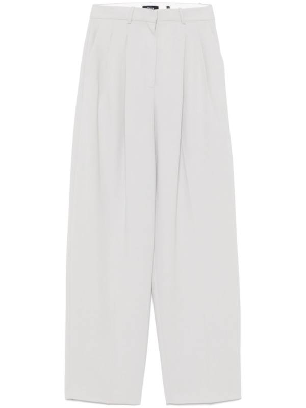double-pleat trousers
