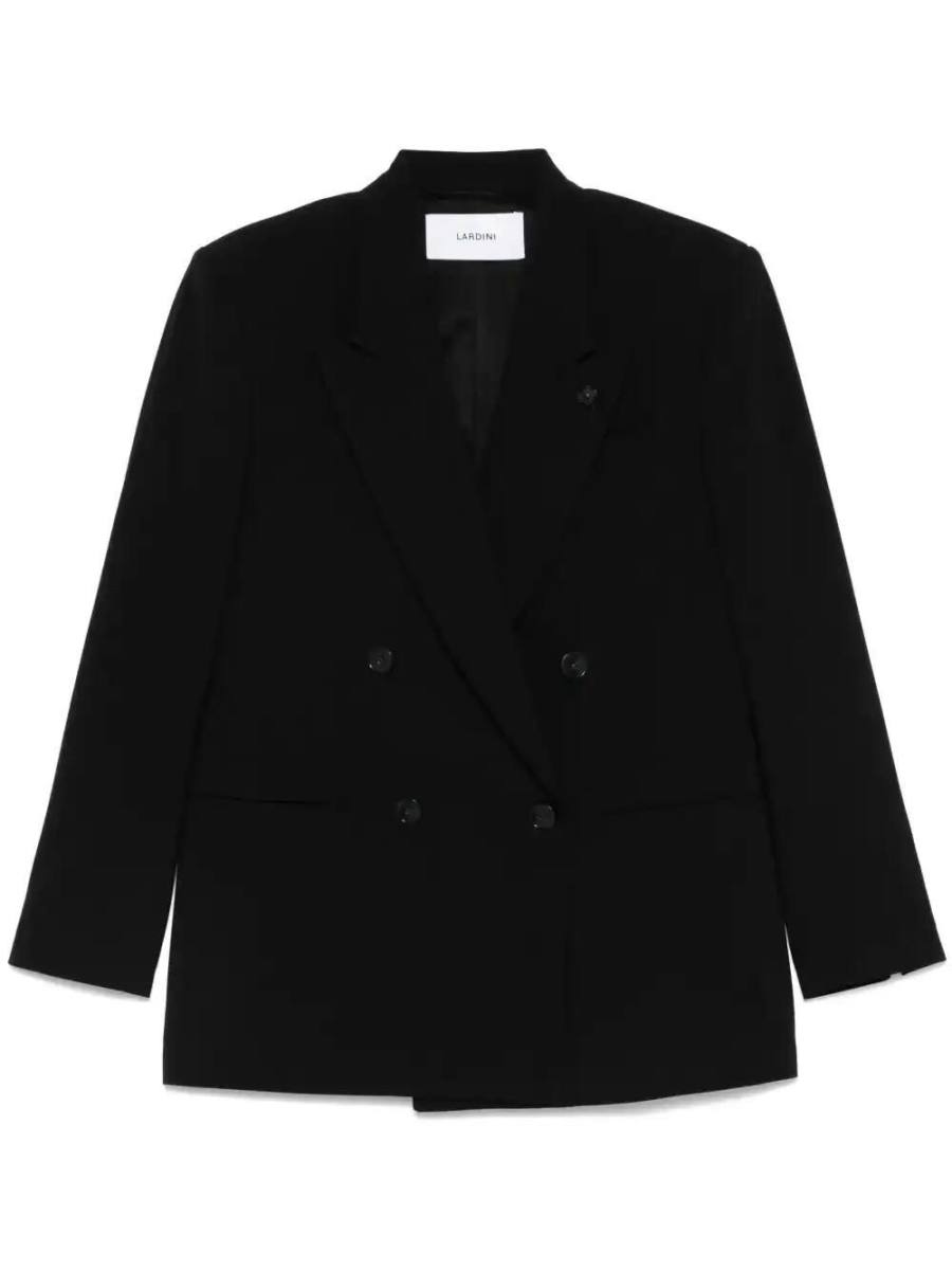 brooch-detail blazer