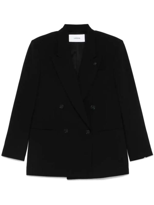 brooch-detail blazer
