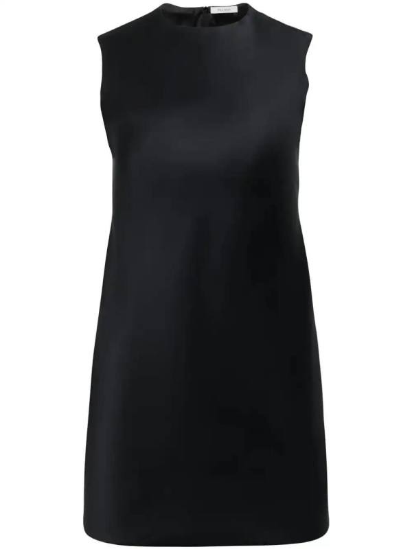denim-twill mini dress