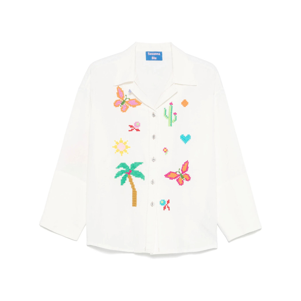 Susanna Blu Gardenia Shirt