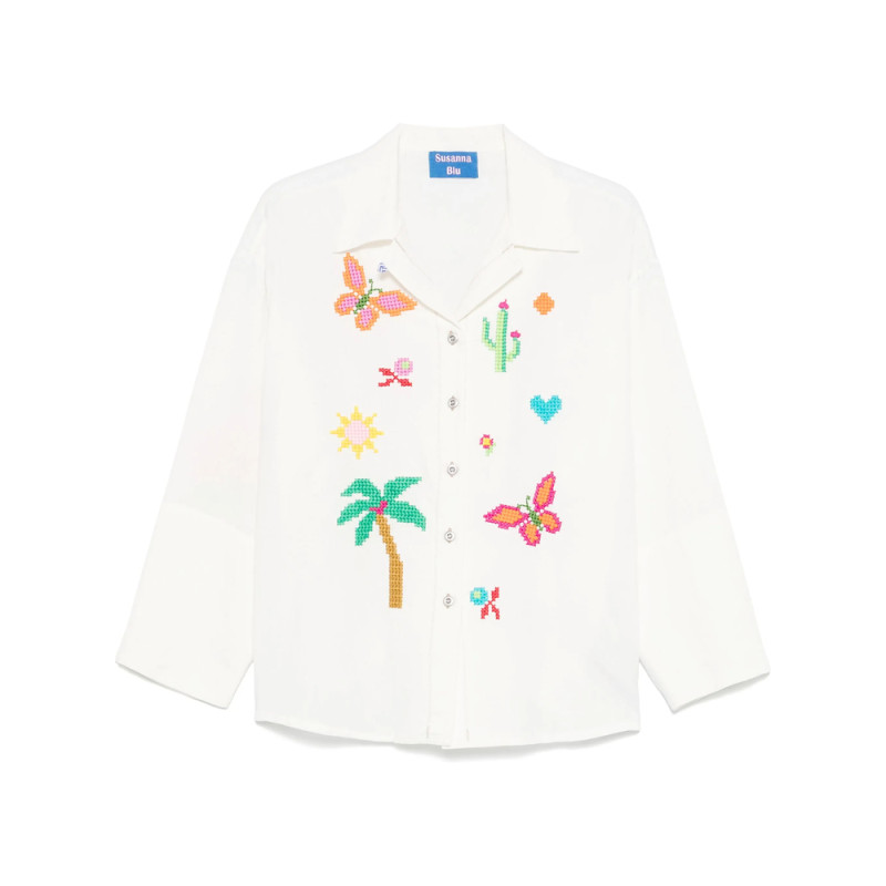 Susanna Blu Gardenia Shirt