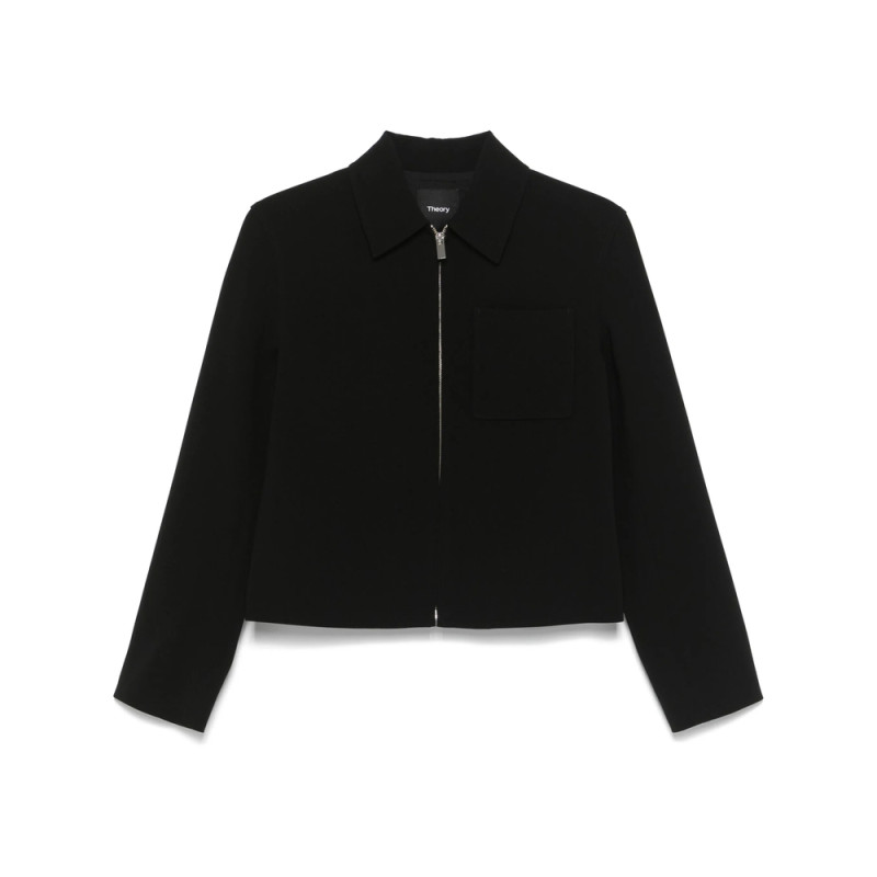 Theory Crepe-texture Jacket