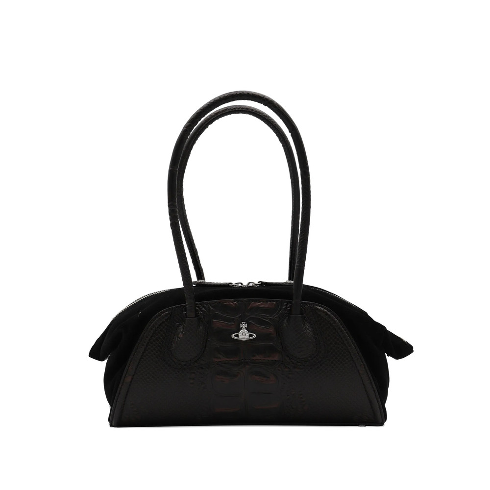 Vivienne Westwood Crocodile-embossed Shoulder Bag