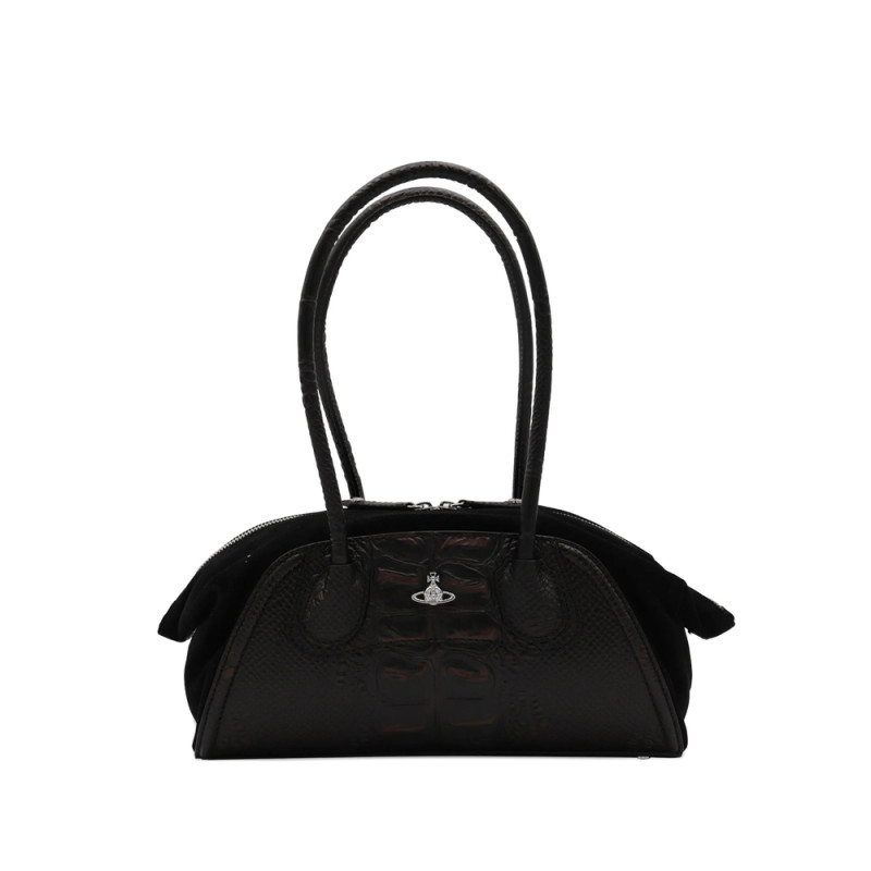 Vivienne Westwood Crocodile-embossed Shoulder Bag