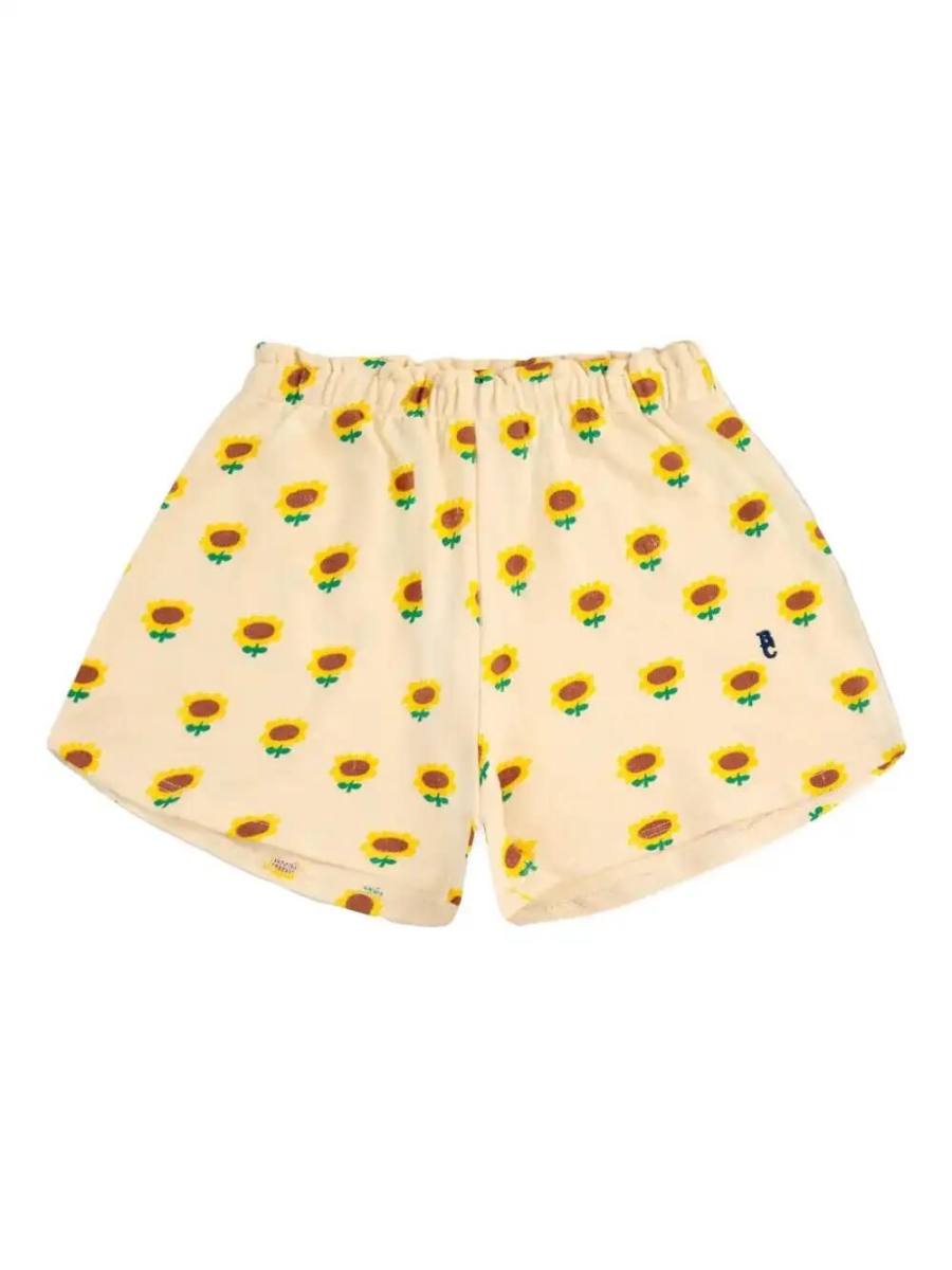 printed cotton shorts