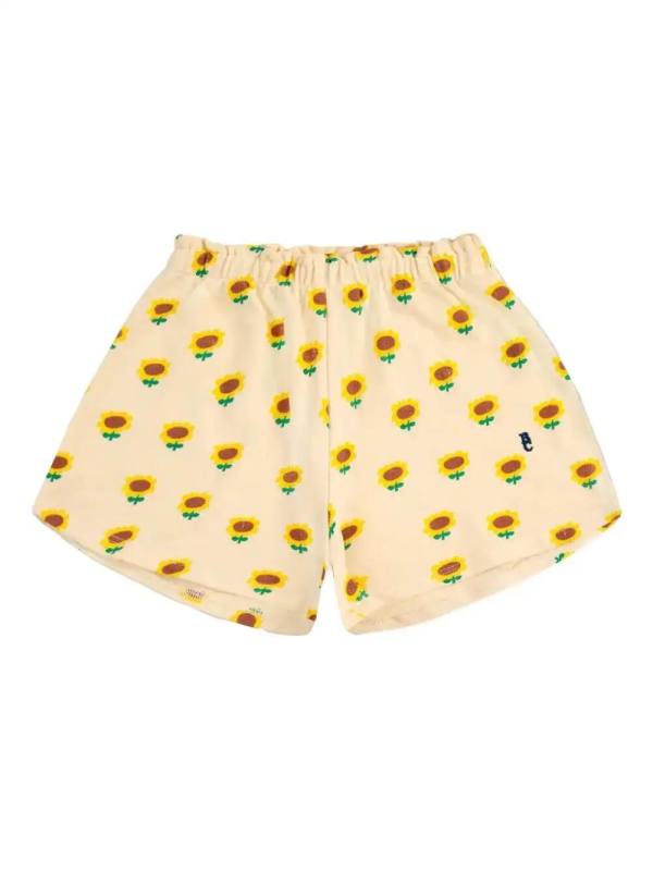 printed cotton shorts
