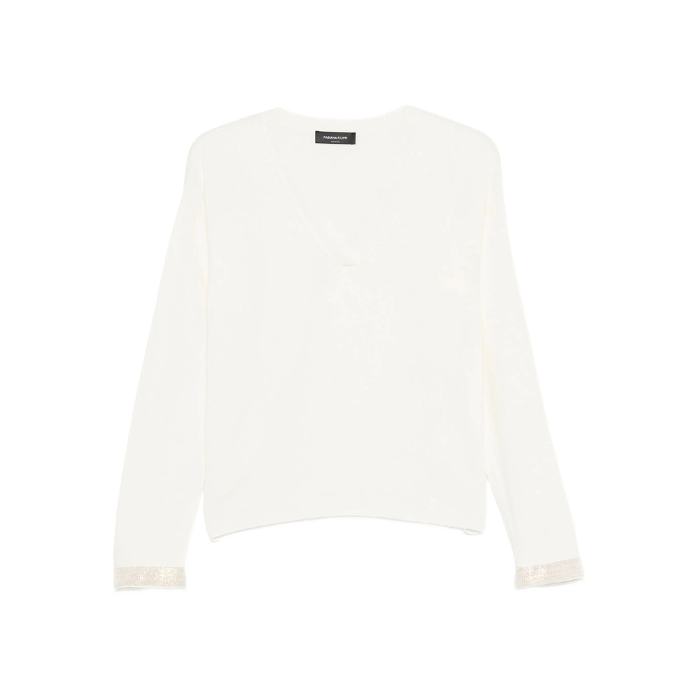 Fabiana Filippi Sequin-embellished Knitwear Sweater