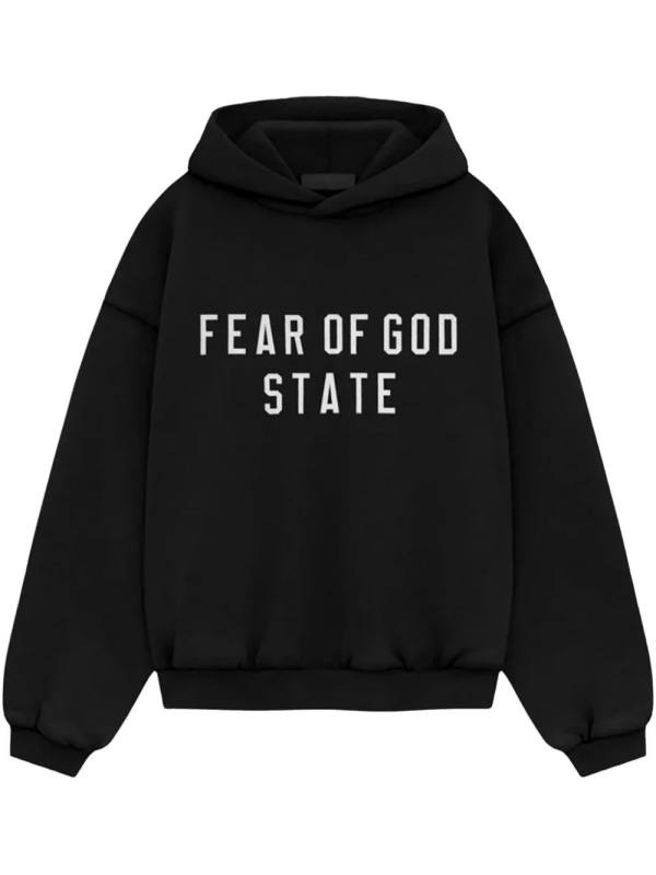 logo-print hoodie