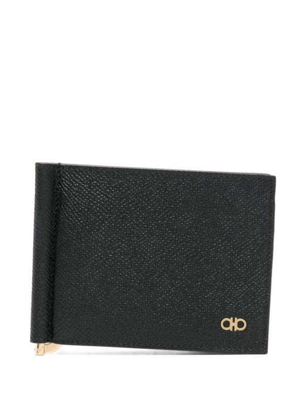Gancini bi-fold card holder