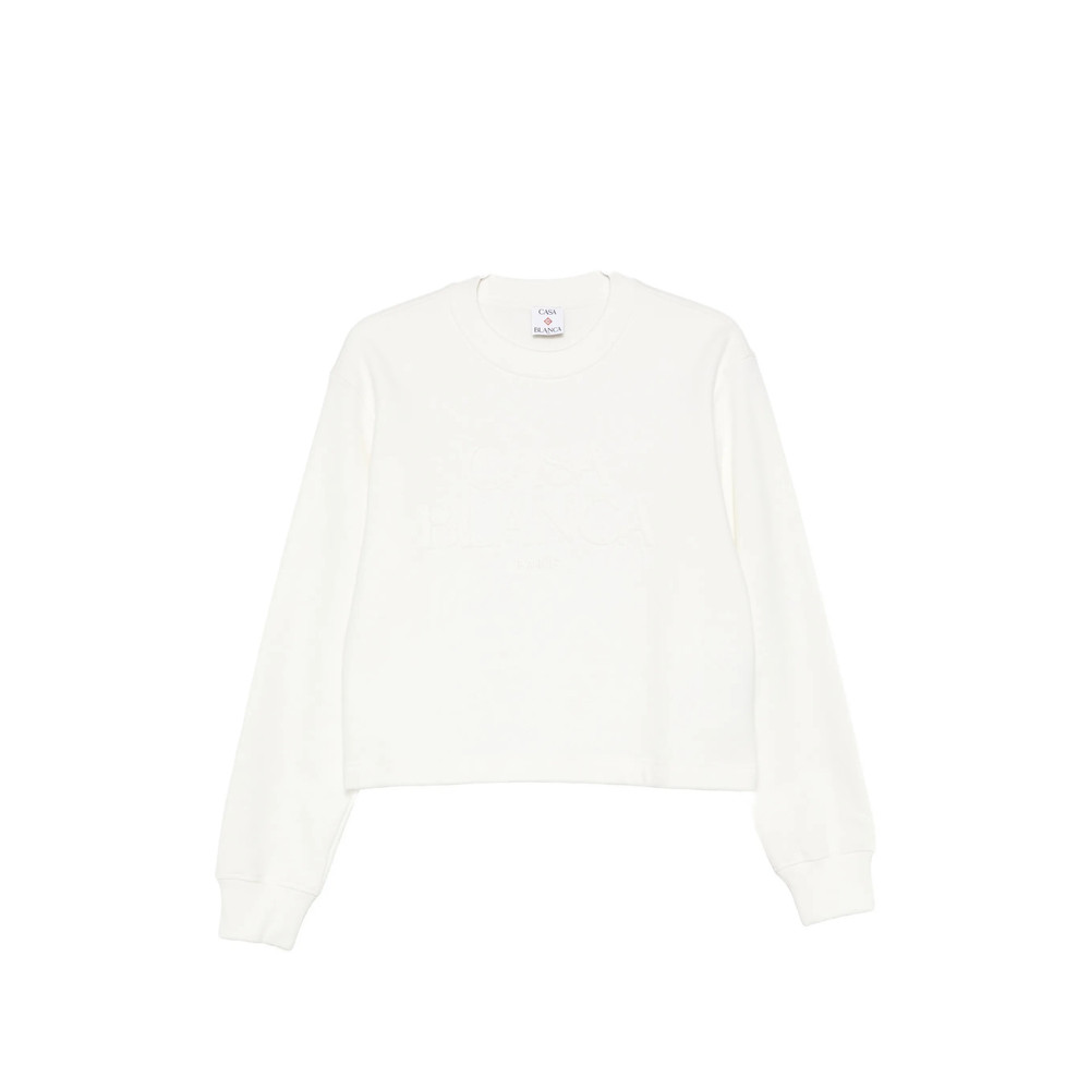 Casablanca Logo-embroidered Crew-neck Sweater