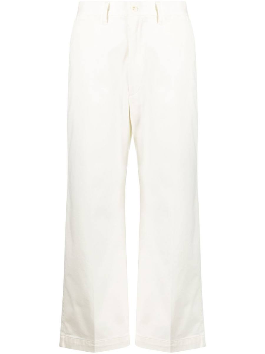 cropped flared trousers
