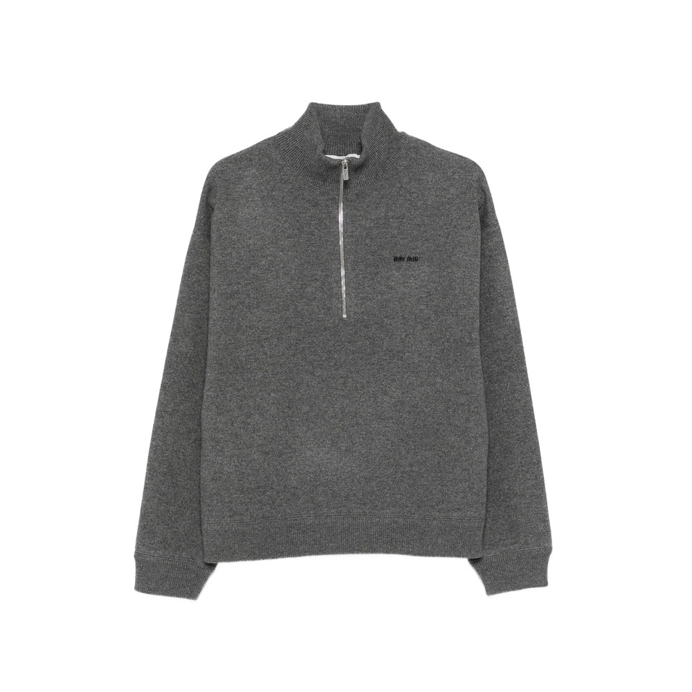 Miu Miu Half-zip Sweater