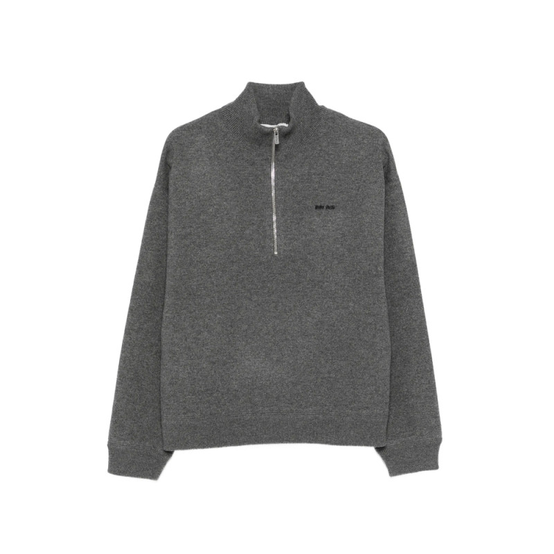 Miu Miu Half-zip Sweater