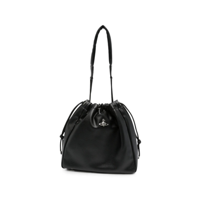 Vivienne Westwood Orb-plaque Drawstring Shoulder Bag