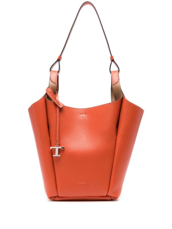 leather bucket bag
