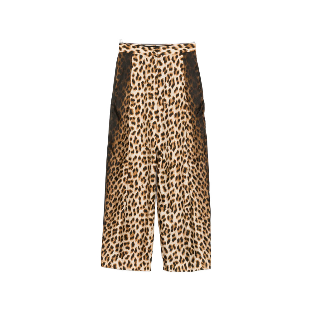 Sportmax Spxoblo Animal-print Trousers