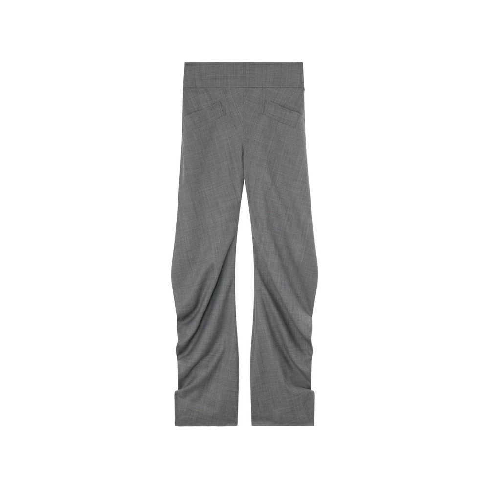 Ganni Draped-detail Trousers