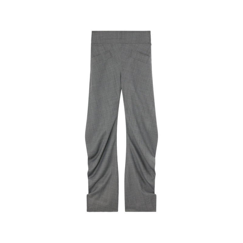 Ganni Draped-detail Trousers