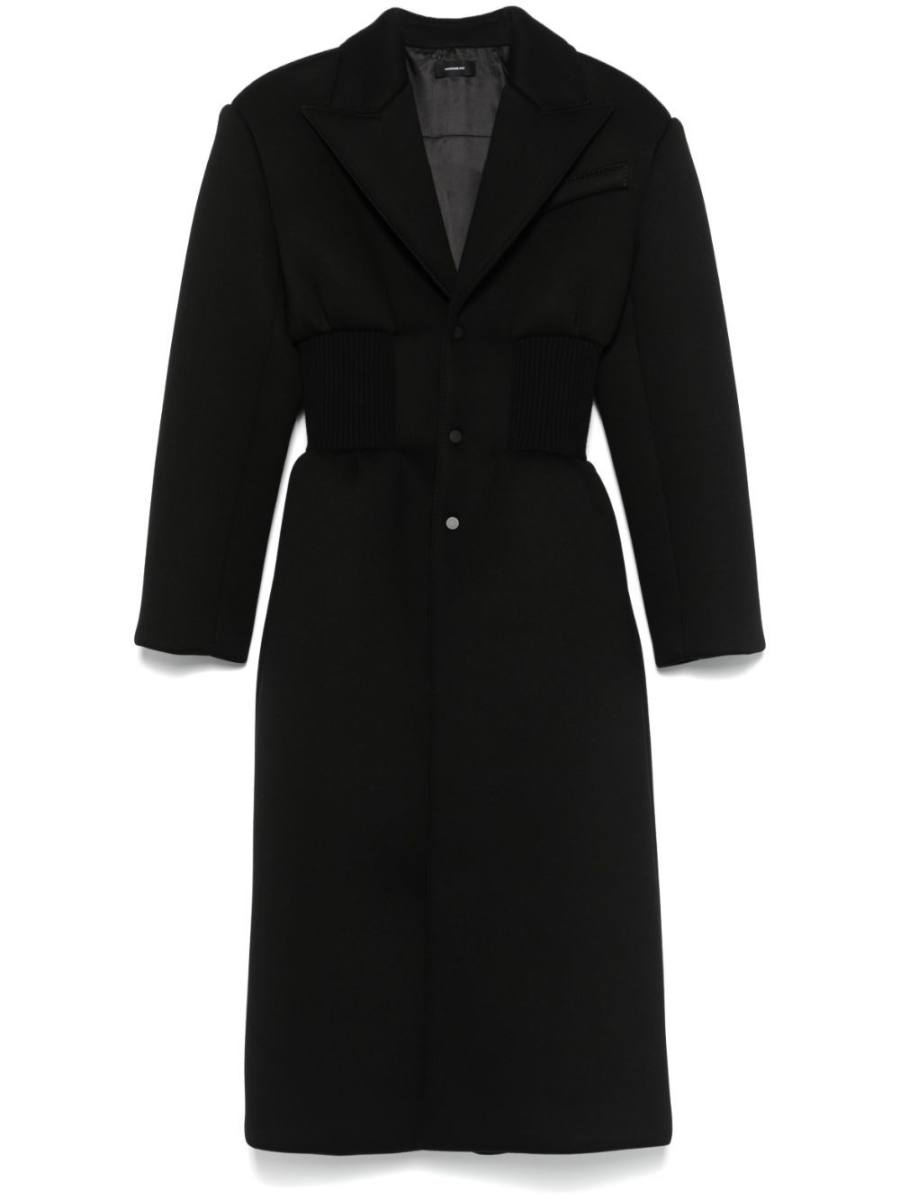 single-breasted coat