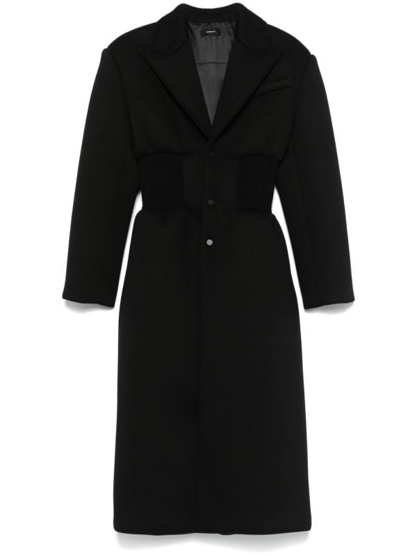 single-breasted coat