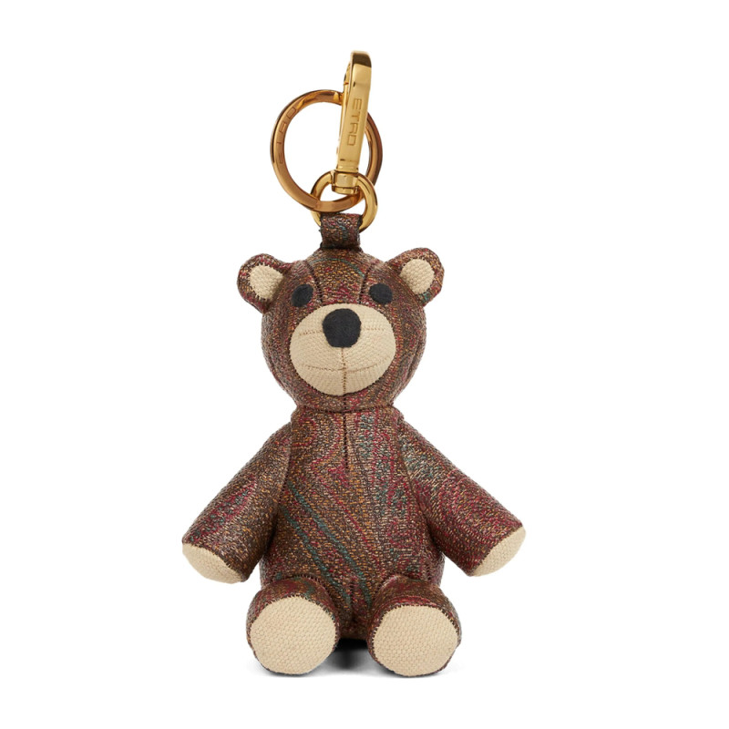 Etro Bear Charm Keychain