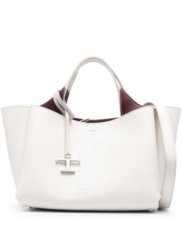 mini leather tote bag