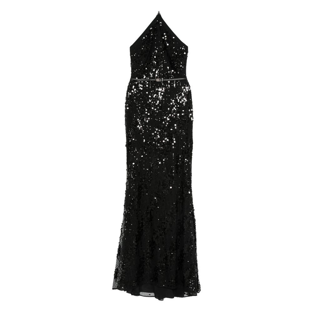 Elie Saab Halter-neck Sequin Dress
