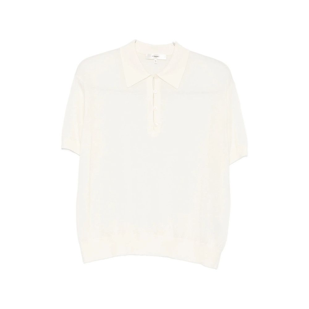 Frame Short-sleeve Polo Top