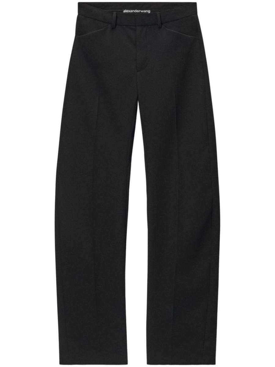 mid-rise trousers