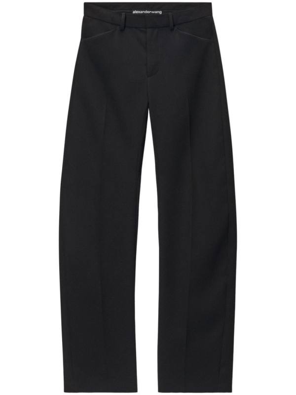 mid-rise trousers