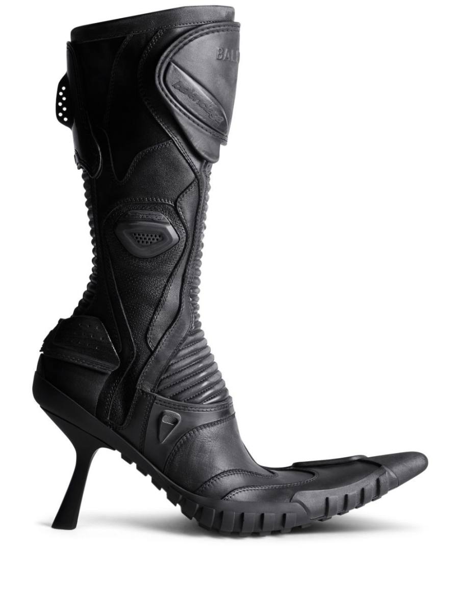 Biker 90mm leather boots