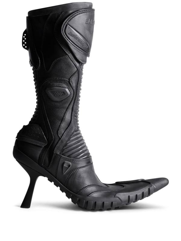Biker 90mm leather boots