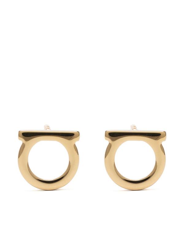 Gancini stud earrings