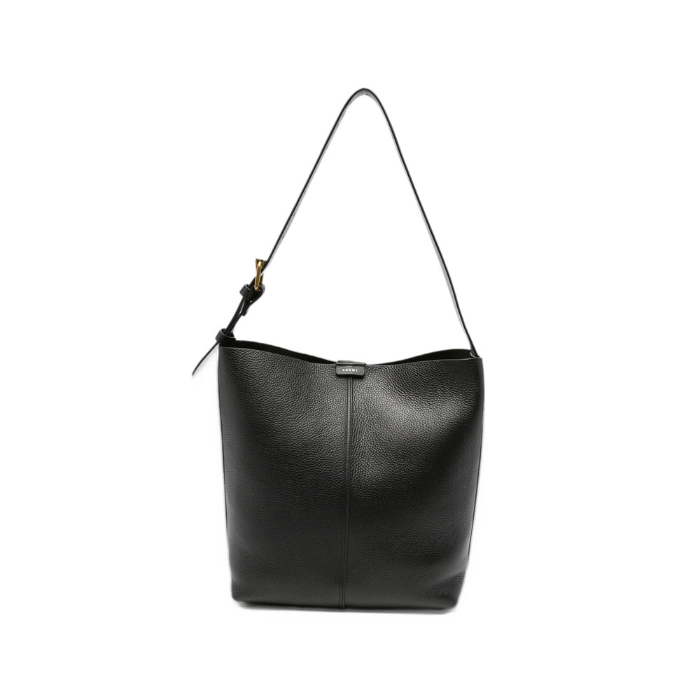 Soeur Saudade Pebbled-leather Tote Bag