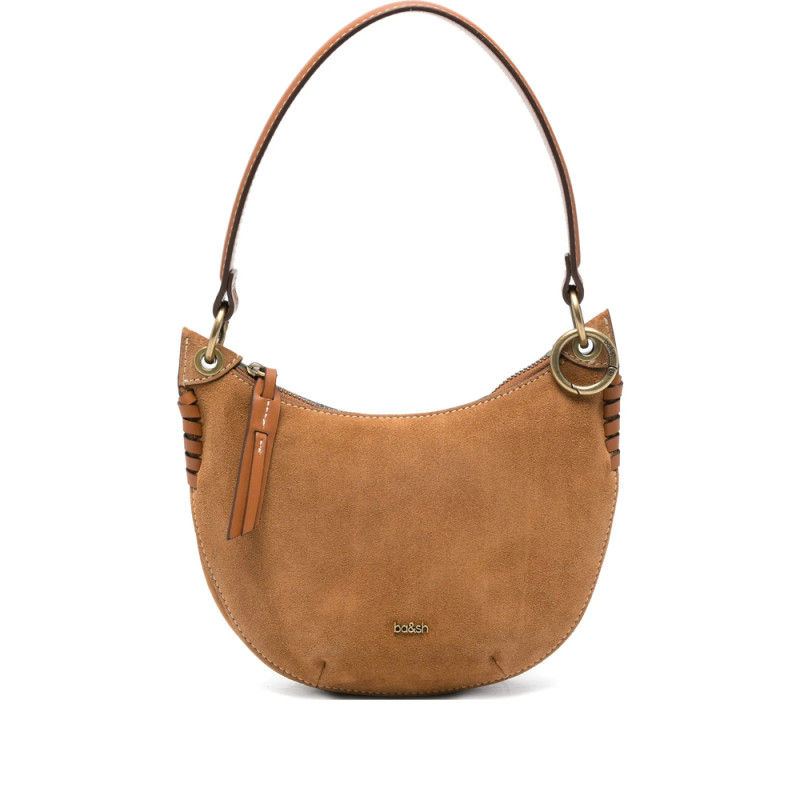 Ba & sh Suede Shoulder Bag