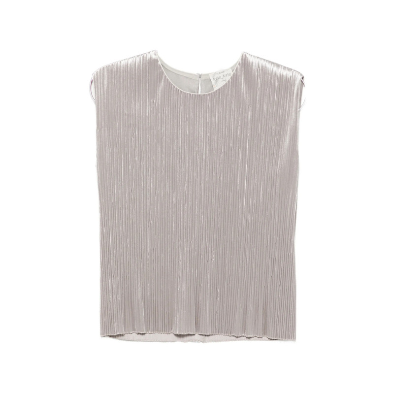 Forte Forte Plissé-effect Sleeveless Top