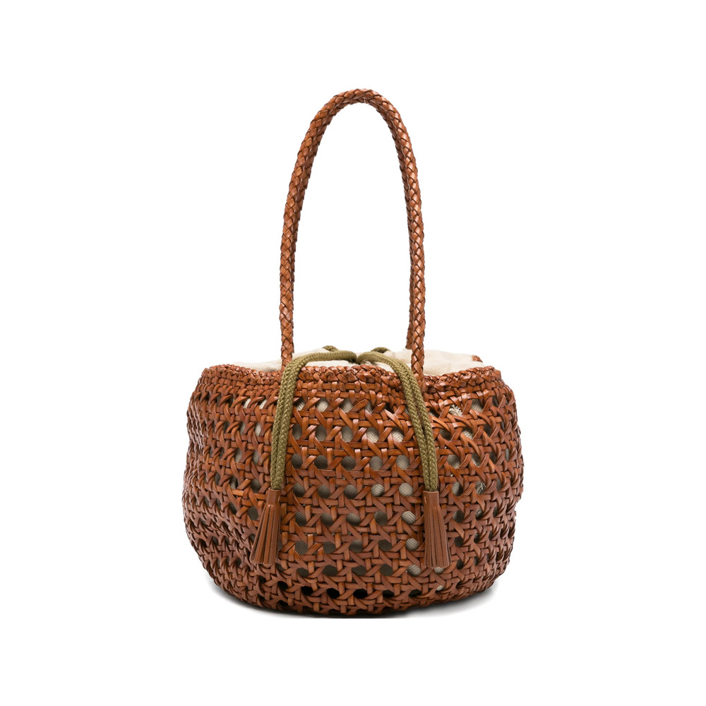 Dragon Diffusion Small Juventus Braided Bucket Bag