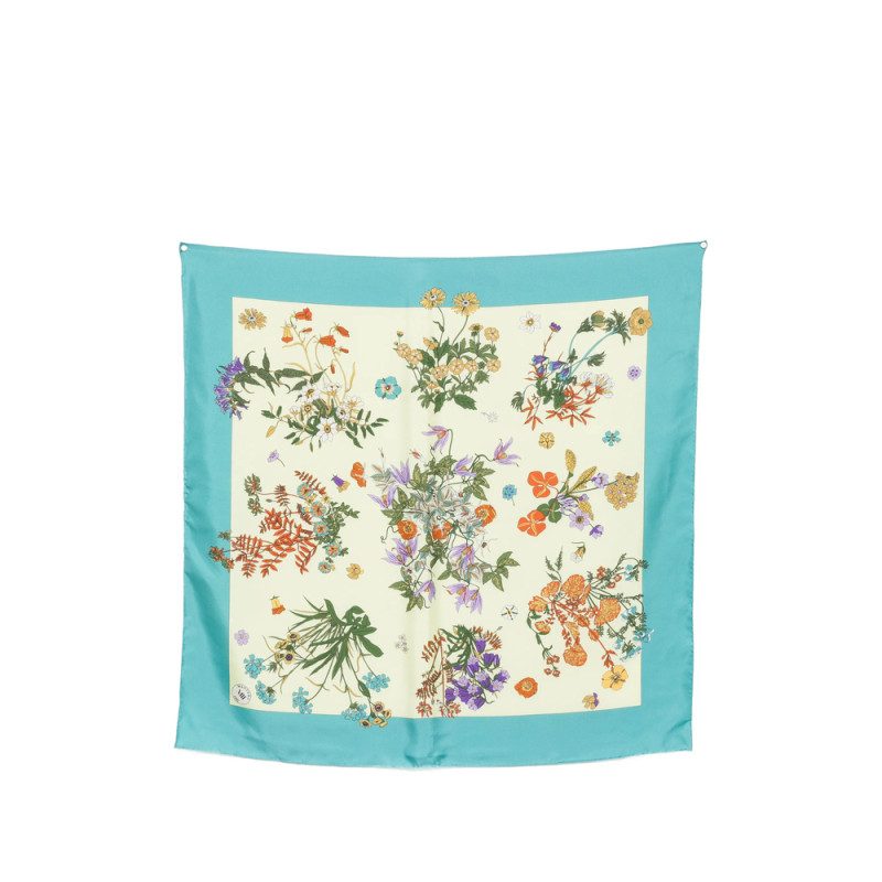 Mantero Floral-print Silk Scarf