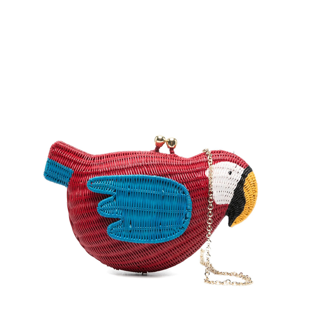 Serpui Brooklyn Maka Parrot Clutch Bag