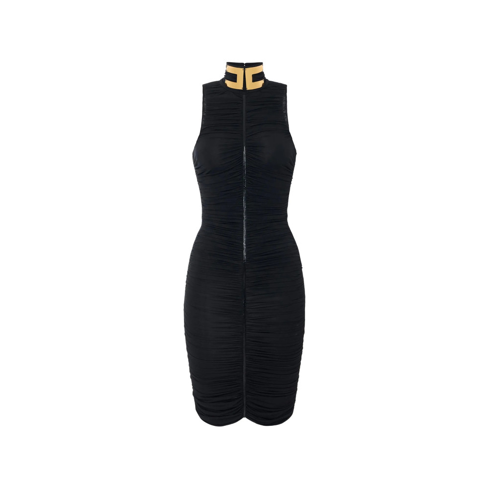 Elisabetta Franchi Dress In Lightweight Crêpe Jersey Fabric