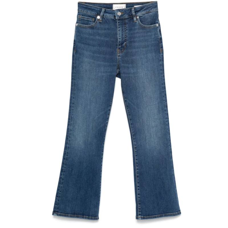 Frame Cropped Bootcut Jeans